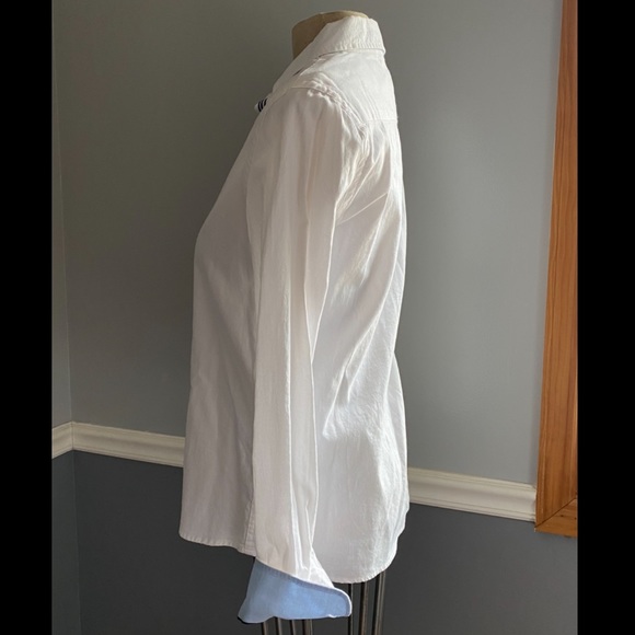 NWT MAX JEANS white button down shirt - Picture 2 of 4
